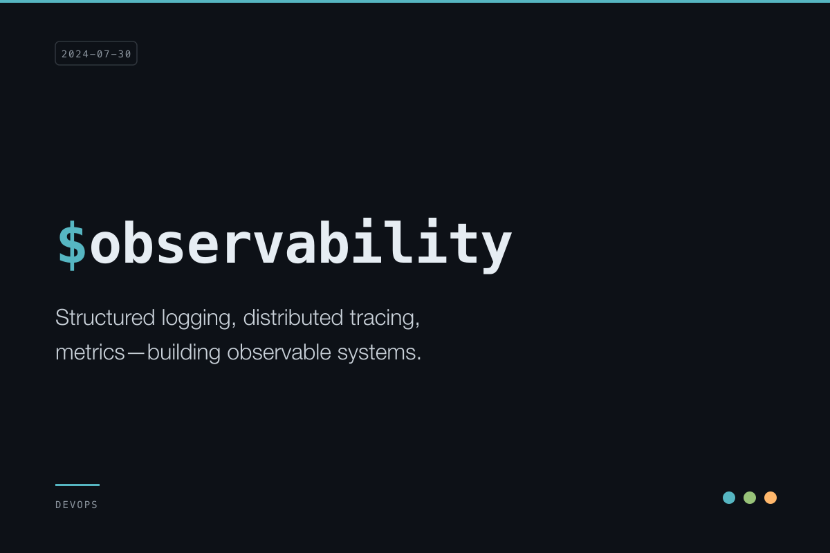 Observability in Distributed Systems: Beyond Logging and Monitoring